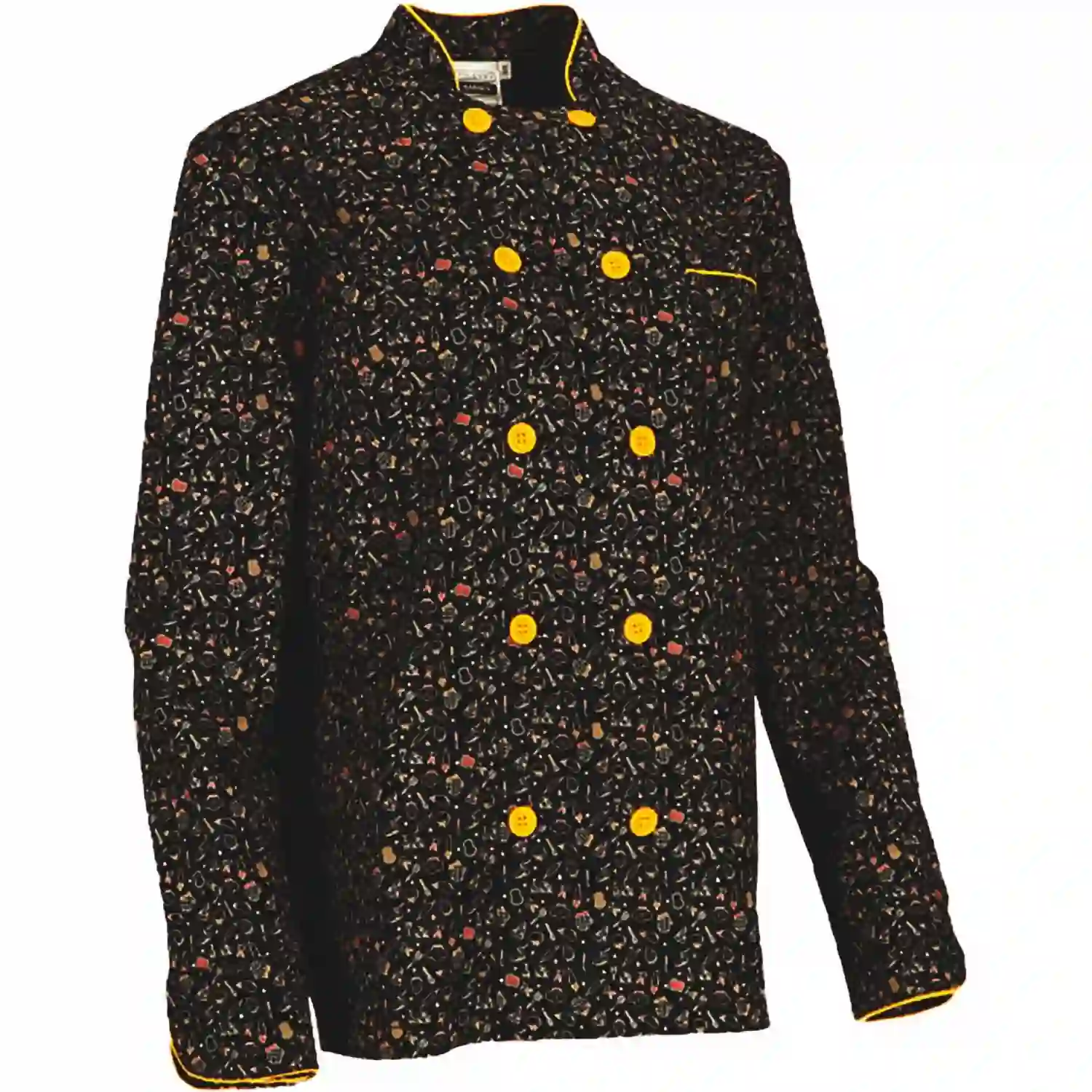 jachetă bucătar barnes – marcaj ce, twill elastic, guler mao jachetă bucătar barnes – marcaj ce, twill elastic, guler mao