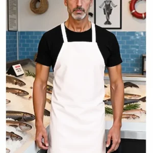 Șorț impermeabil shark – marcaj ce | calitate Înaltă horeca alb