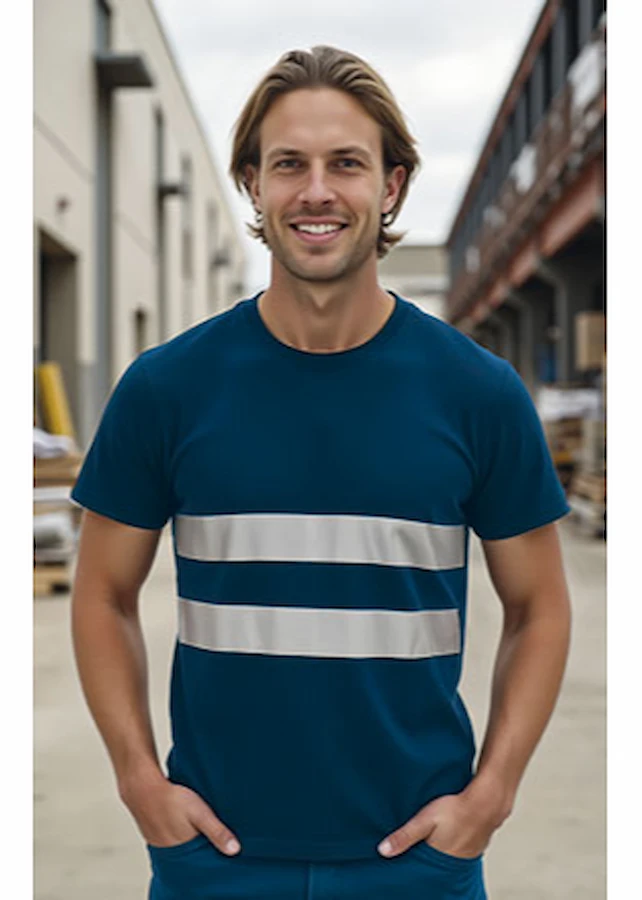 tricou cu mânecă scurtă de vizibilitate sporită sendai