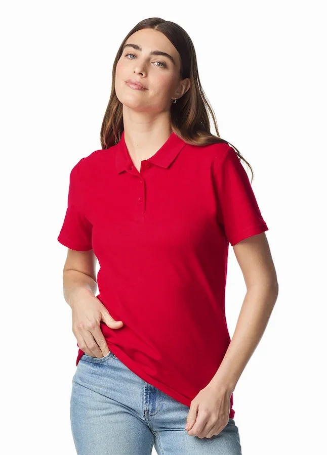 Tricou Polo Damă GILDAN Softstyle 64800 | 100% Bumbac 170g, Double Piqué 29,3 lei