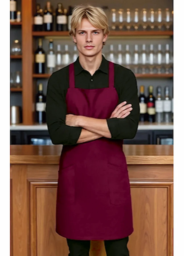 Șorț cu pieptar FLAMBE din bumbac/poliester twill, Oeko-tex 28 lei