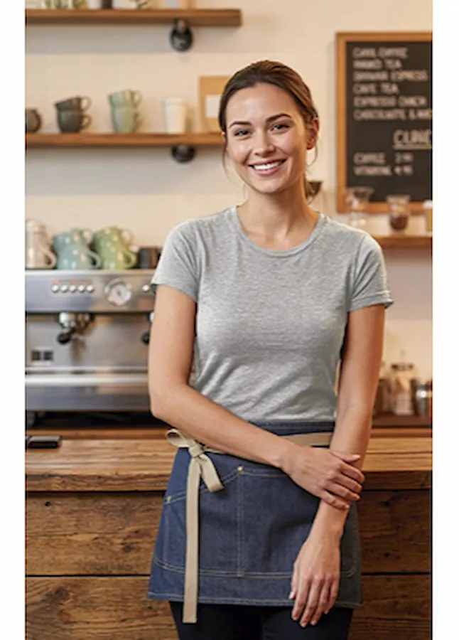 Șorț scurt DUNTON blug denim bumbac 100% pre-spălat 260 g/mp 29,9 lei
