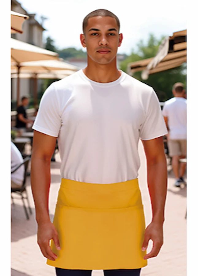 Șorț scurt multi-buzunare COFFEE țesătură de bumbac/pe twill 14 lei