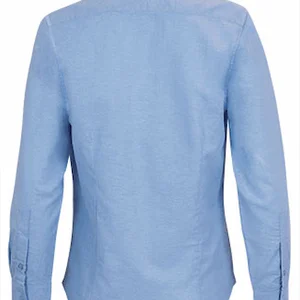 cămașă corporativa damă oxford ceremony marcaj ce oeko tex albastru denim