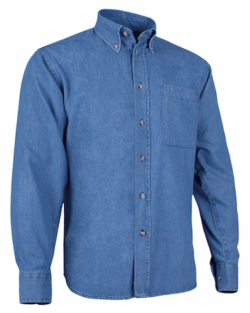 cămașă de blugi lion 100% bumbac 200g marcaj ce oeko tex albastru denim