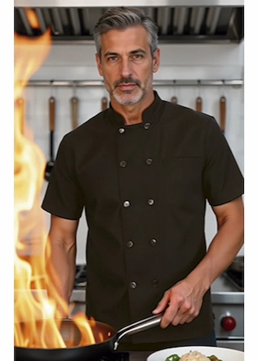 Jachetă Bucătar CAYENNE Mânecă Scurtă Marcaj CE Oeko-Tex 61 lei