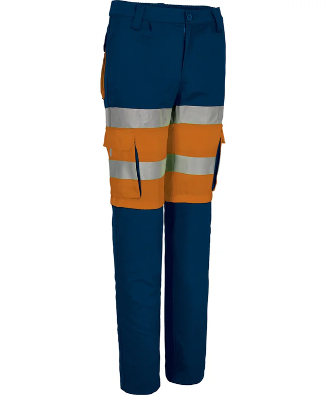 pantaloni detașabili hi vis prodar clasa1 marcaj ce oeko tex bleumarin portocaliu