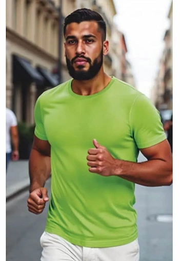 Tricou Unisex Fluorescent ROONIE Pe 100%, 160g - Echipament sportiv 15 lei