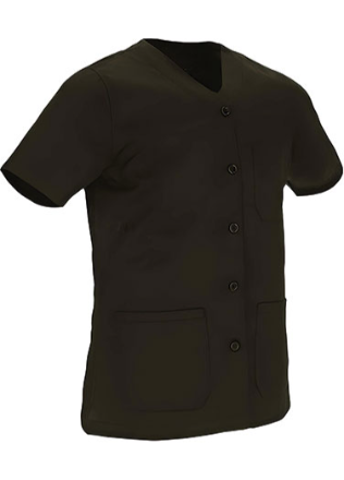 bluză medicală damă rachel guler v & nasturi, twill 170 g alb
