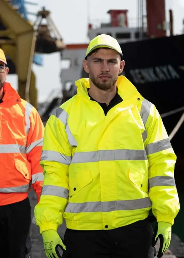 Jachetă reflectorizantă cu gluga CLOTON Hi-Vis 128 lei