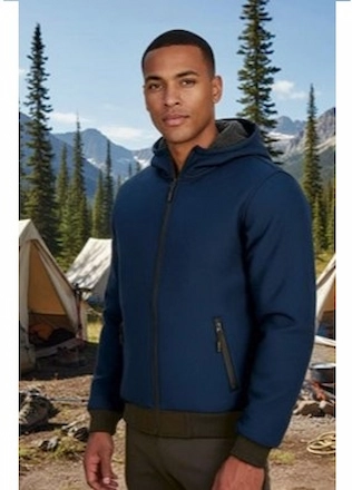 Jachetă softshell de iarna BLUMMER cu glugă si Hidrofugă 122 lei