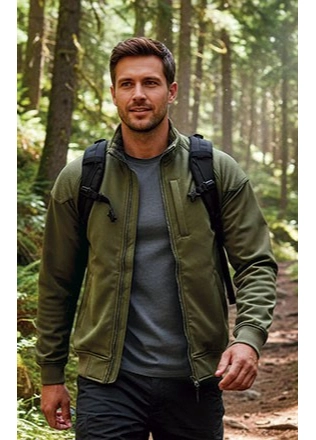 Jachetă Softshell ROUGH Bicolor, Întărituri Rip-Stop 104 lei