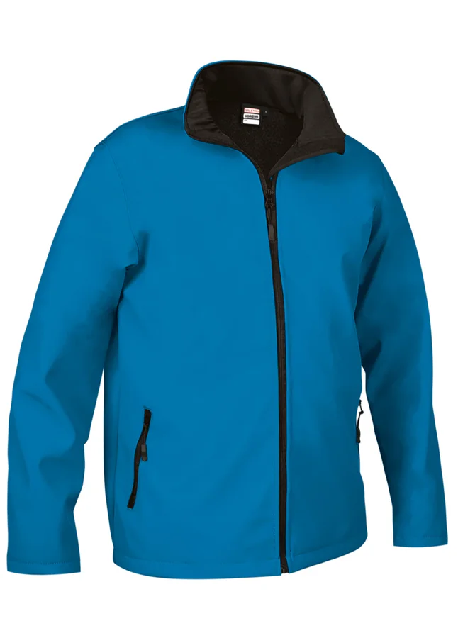 jachetă softshell horizon antivânt hidrofug termic 350 g/mp albastru tropical