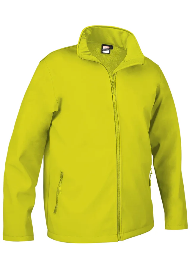 jachetă softshell horizon antivânt hidrofug termic 350 g/mp galben fluorescent