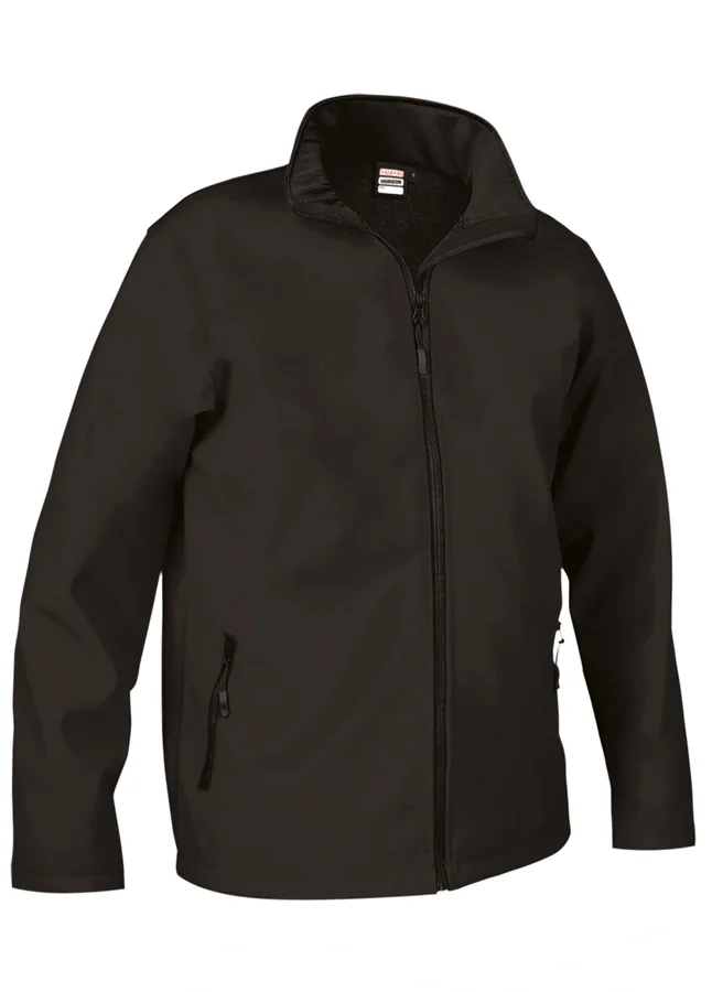 jachetă softshell horizon antivânt hidrofug termic 350 g/mp negru