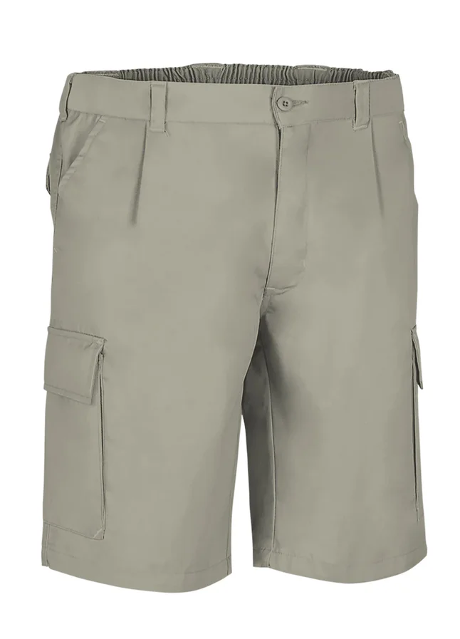 pantaloni scurti multi buzunare desert din tercot twill 210g bel nisip
