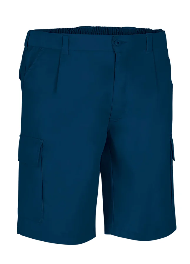 pantaloni scurti multi buzunare desert din tercot twill 210g bleumarin