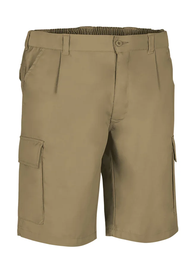 pantaloni scurti multi buzunare desert din tercot twill 210g maro kamel