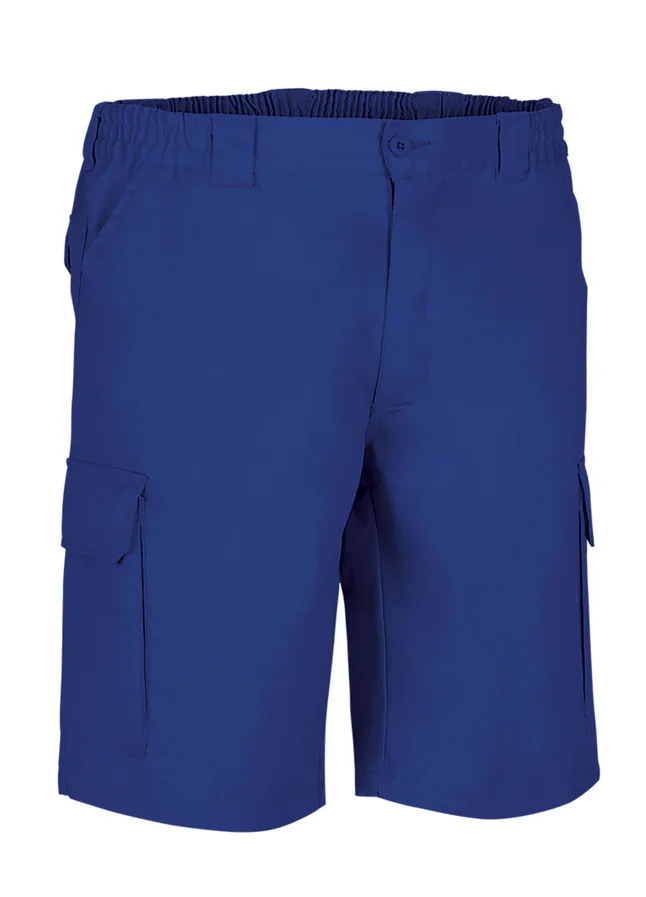 pantaloni scurti multi buzunare lake din tercot twill, 250g albastru azuriu