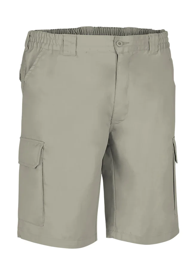 pantaloni scurti multi buzunare lake din tercot twill, 250g bej nisip
