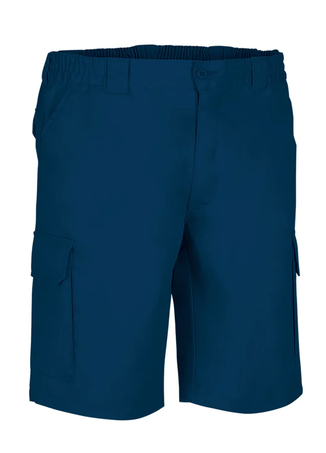 pantaloni scurti multi buzunare lake din tercot twill, 250g bleumarin