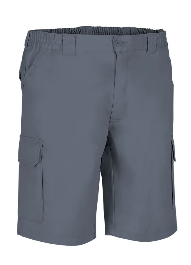 pantaloni scurti multi buzunare lake din tercot twill, 250g gri