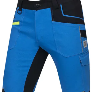 pantaloni scurti slim fit bicolor 4xstretch bumbac amalytton și tabiflex albastru
