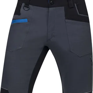 pantaloni scurti slim fit bicolor 4xstretch bumbac amalytton și tabiflex gri inchis