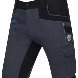 pantaloni scurti slim fit bicolor 4xstretch bumbac amalytton și tabiflex gri inchis
