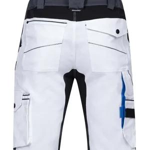 pantaloni scurti slim fit bicolor 4xstretch bumbac amalytton și tabiflex alb