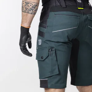 pantaloni scurti slim fit bicolor 4xstretch bumbac amalytton și tabiflex verde