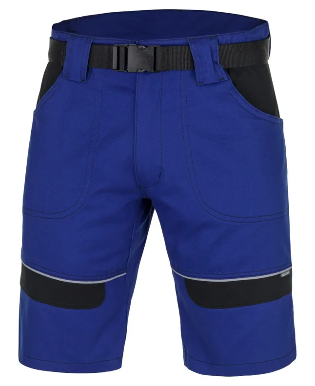 pantaloni scurți cool trend bicolor, 100% bumbac 260g albastru ble