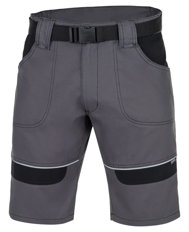 pantaloni scurți cool trend bicolor, 100% bumbac 260g gri negru