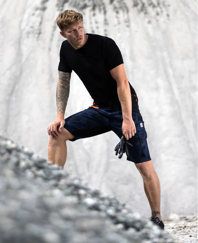 pantaloni creatron® camo bumbac amalytton® și tabiflex® 250g albastru