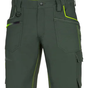 pantaloni scurti creatron® neon din bumbac amalytton® și tabiflex® 250g verde kaki