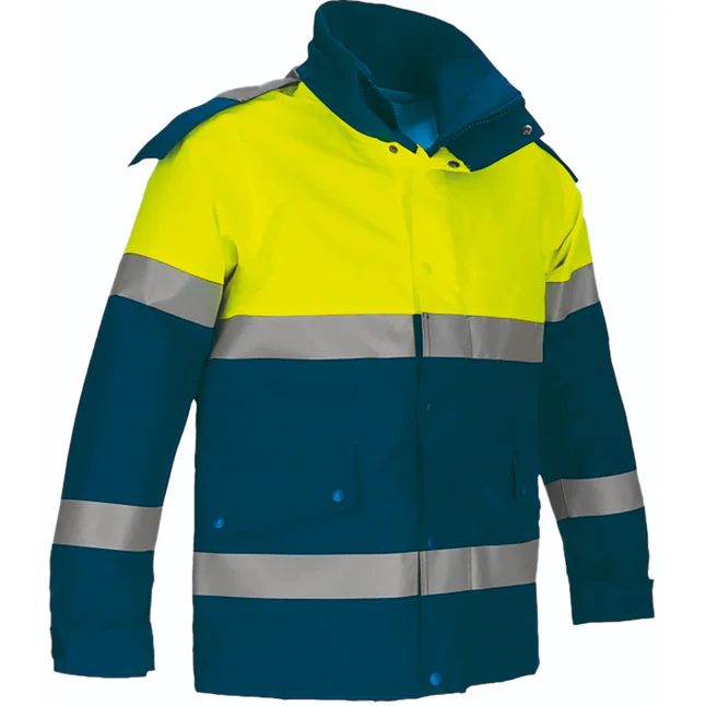 parka detasabila hi vis 2in1 murray | eip clasa 1 en 343 impermeabila galben bleumarin