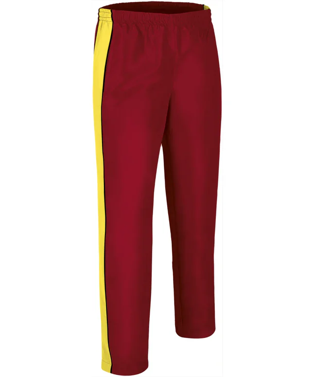 pantaloni sport matchpoint | trening tricolor respirabil microfibra rosu loto 
