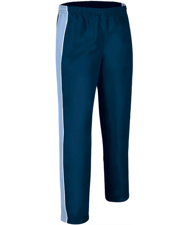pantaloni sport tournament | trening tricolor termic benzi laterale bleumarin bleu