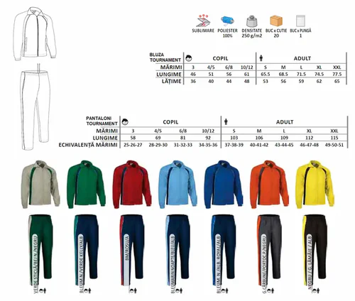 bluză de trening tournament | jachetă sport tricoloră raglan negru galben lemon
