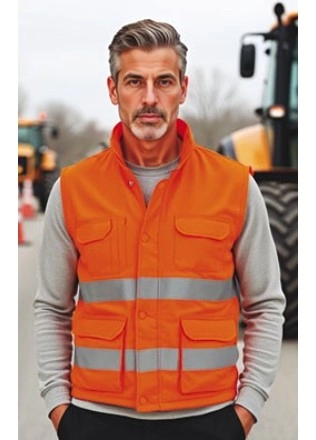 Vestă Vătuită ANCHORAGE Hi-Vis Clasa1 Spate alungit Oeko-Tex Marcaj CE 94 lei