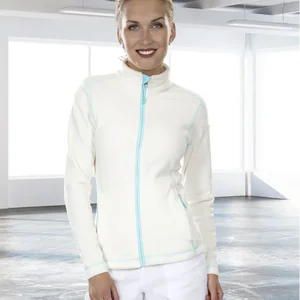 jacheta fleece yvonne polar dama cambrata alb