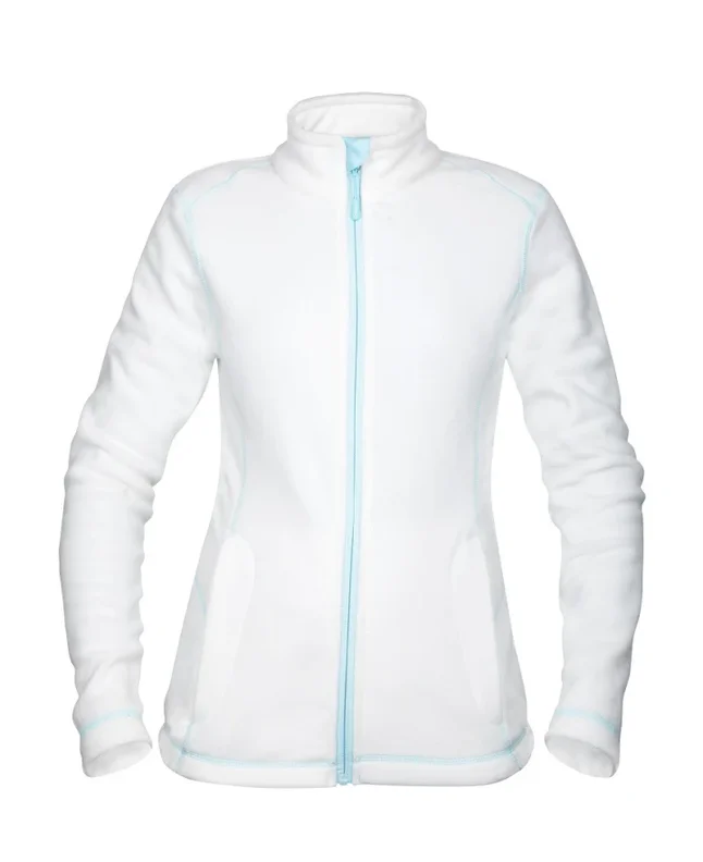 jacheta fleece yvonne polar dama cambrata alb
